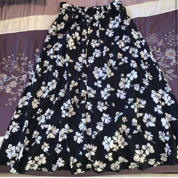 J. Crew Faux Wrap Floral Midi Skirt - Picture 3 of 5